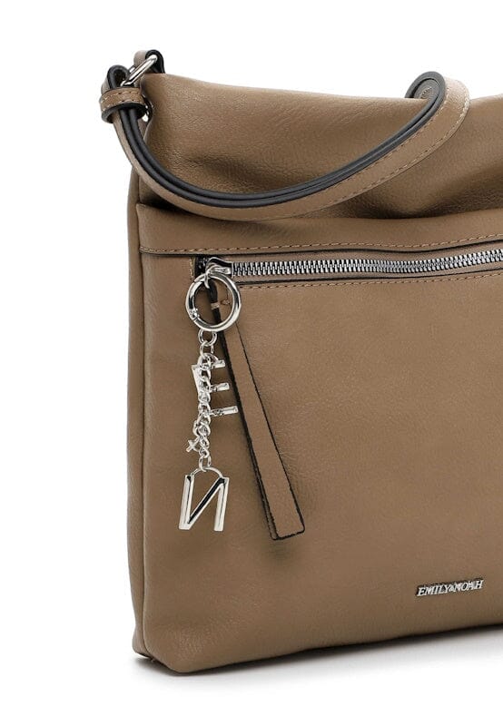 Emily & Noah Harmina Crossbody Bag Taupe Emily & Noah 