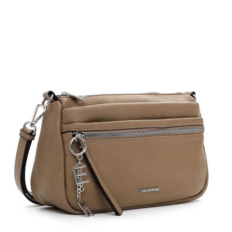Emily & Noah Harmina Shoulder Bag Taupe Emily & Noah 