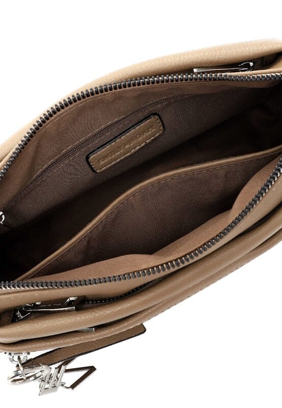 Emily & Noah Harmina Shoulder Bag Taupe Emily & Noah 