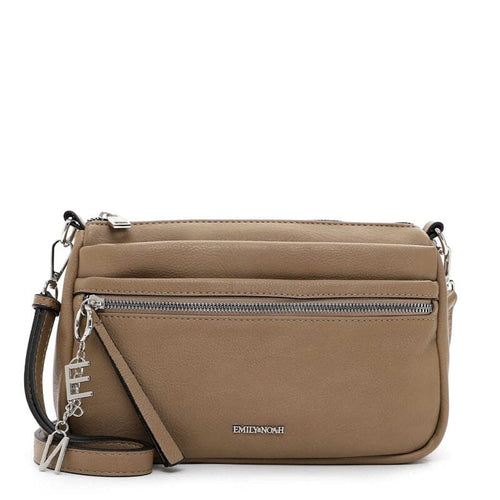 Emily & Noah Harmina Shoulder Bag Taupe Emily & Noah 