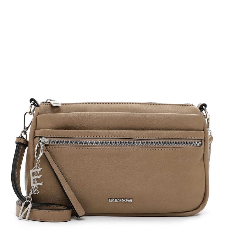 Emily & Noah Harmina Shoulder Bag Taupe Emily & Noah 