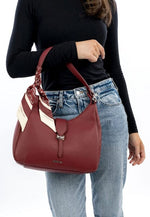 Emily & Noah Hasina Hobo Bag Red Emily & Noah 