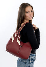 Emily & Noah Hasina Hobo Bag Red Emily & Noah 