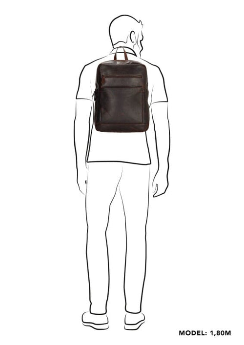 Genicci Noble Musk Backpack 15,6" Brown Genicci 