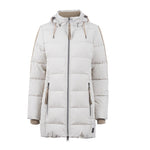 Gewatteerde beige winterjas parka Soquesto soft taupe melange Soquesto 