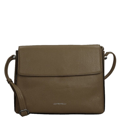 Gigi Fratelli Schoudertas Romance ROM0125 Taupe Gigi Fratelli 