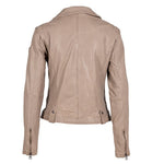 Gypsy beige leren jas Hazil bikerjack Gypsy 