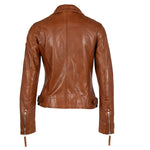 Gypsy cognac leren bikerjack Paige Gypsy 