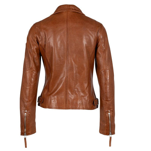 Gypsy cognac leren bikerjack Paige Gypsy 