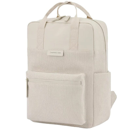 Kapten & Son Bergen Pro Rugzak 15" Cord Sandstone Kapten & Son 