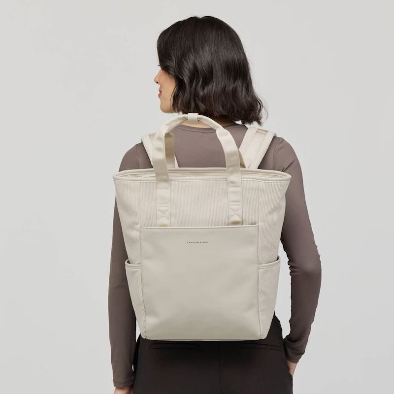 Kapten & Son Lindby Rugzak Cord Sandstone Kapten & Son 