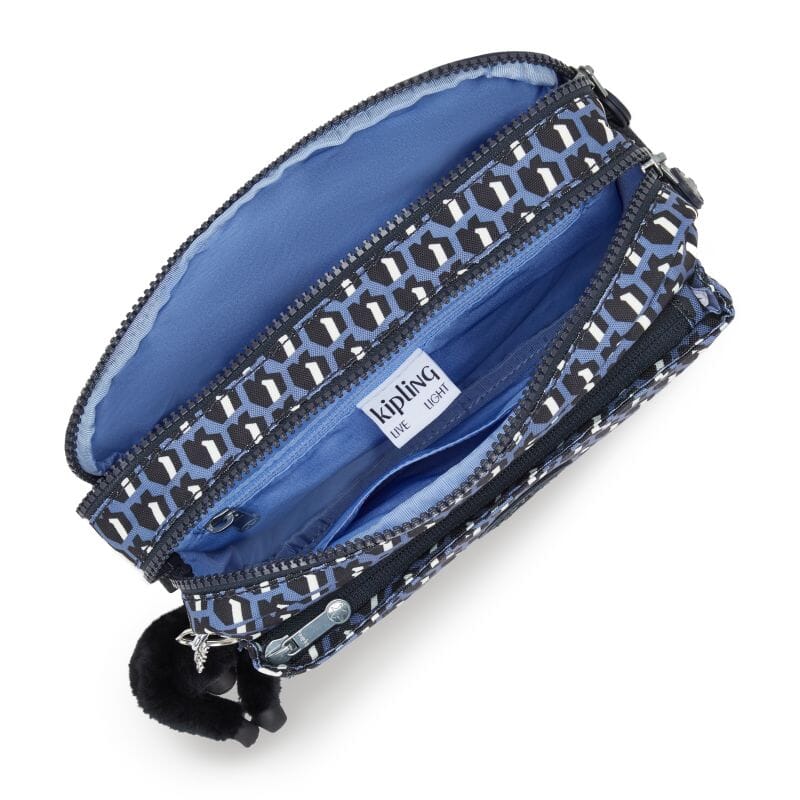 Kipling Abanu M Crossbody Schoudertas 3D K Blue Kipling 