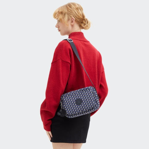 Kipling Abanu M Crossbody Schoudertas 3D K Blue Kipling 