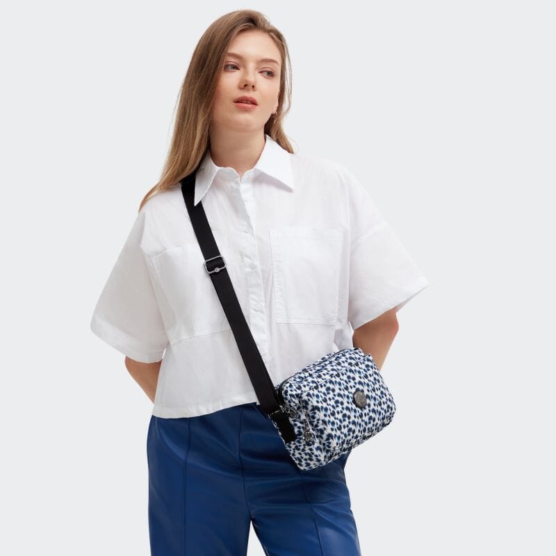 Kipling Abanu M Crossbody Schoudertas Curious Leopard Kipling 