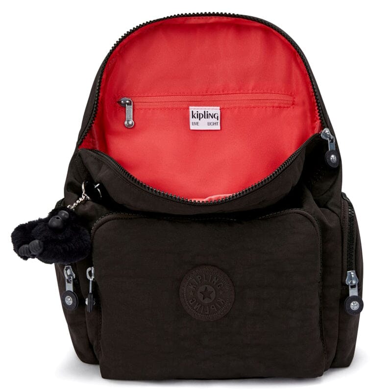 Kipling City Zip S Rugzak Black Noir Kipling 