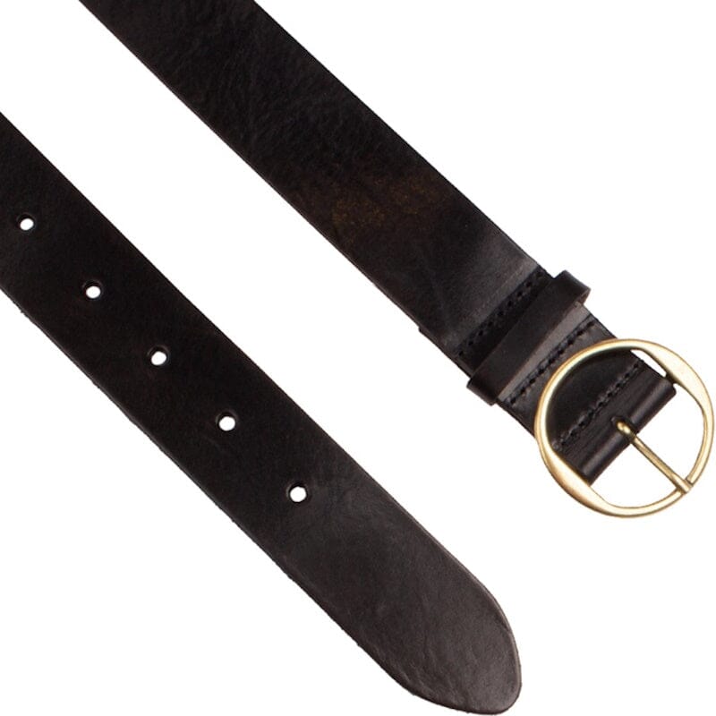 Legend Leren Riem 40781 Zwart/Goud Legend 
