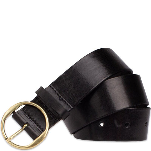 Legend Leren Riem 40781 Zwart/Goud Legend 