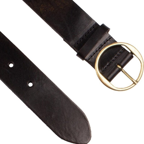 Legend Leren Riem 40781 Zwart/Goud Legend 