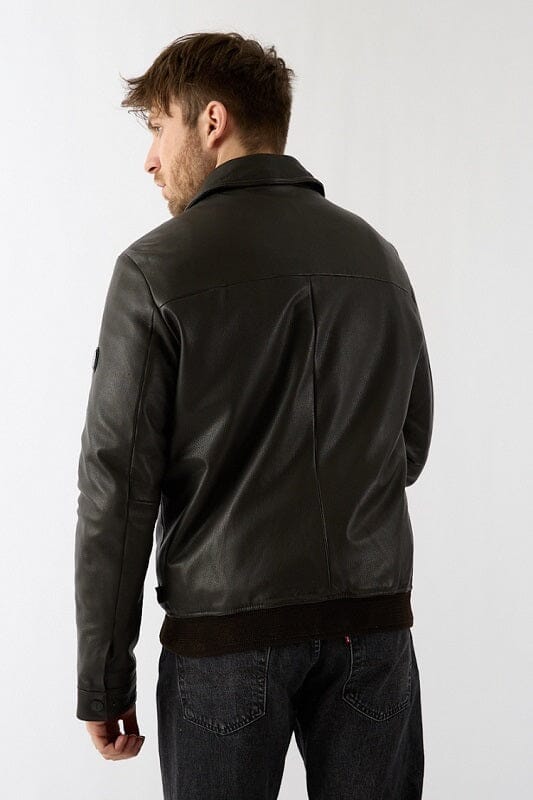 Heren Zwarte Koe verbergen Dr Who Marine Duitse Pea Coat Leren Jas Heren Zwarte Koe verbergen Dr Who Marine Duitse Pea Coat Leren Jas