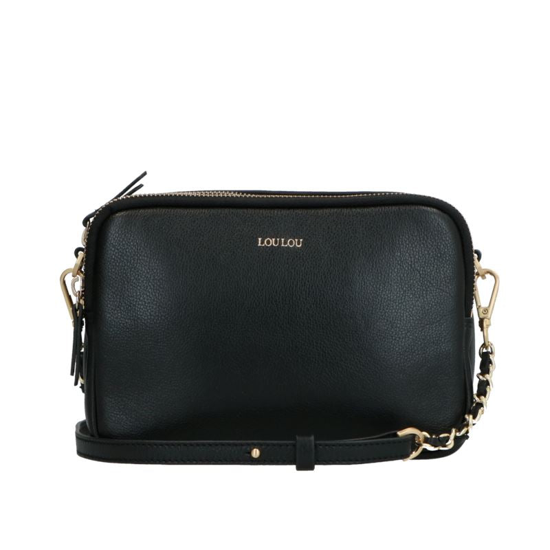 LouLou Essentiels Emilie Crossbodytas Black Gold LouLou Essentiels 