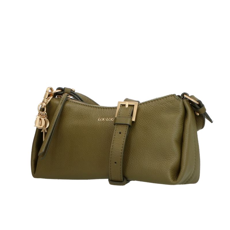 LouLou Essentiels Lisa Baguette tas Avocado Gold LouLou Essentiels 