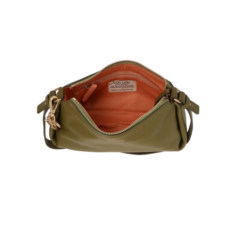 LouLou Essentiels Lisa Baguette tas Avocado Gold LouLou Essentiels 