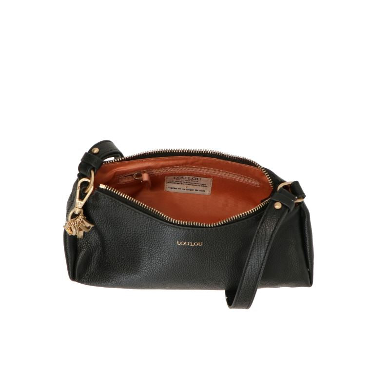 LouLou Essentiels Lisa Baguette tas Black Gold LouLou Essentiels 