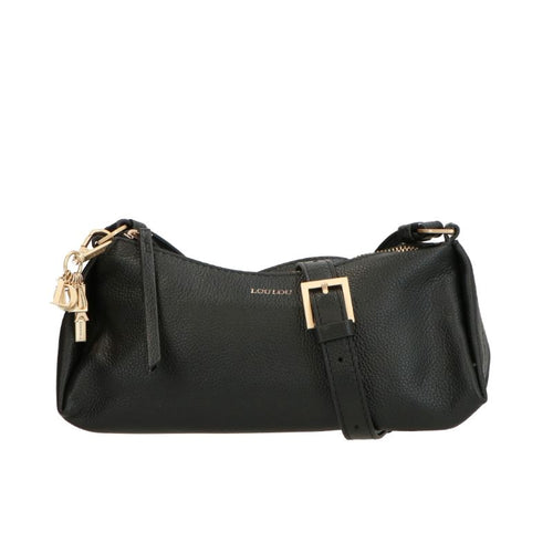 LouLou Essentiels Lisa Baguette tas Black Gold LouLou Essentiels 