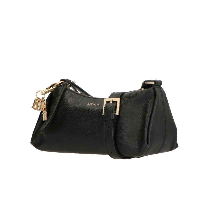 LouLou Essentiels Lisa Baguette tas Black Gold LouLou Essentiels 