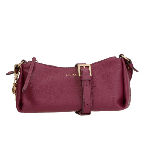 LouLou Essentiels Lisa Baguette tas Plum Gold LouLou Essentiels 