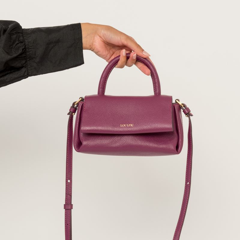 LouLou Essentiels MAE G Handtas Plum Gold LouLou Essentiels 