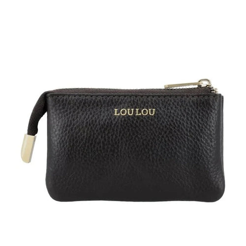 LouLou Essentiels Portemonnee Petit Camille Chocolate LouLou Essentiels 