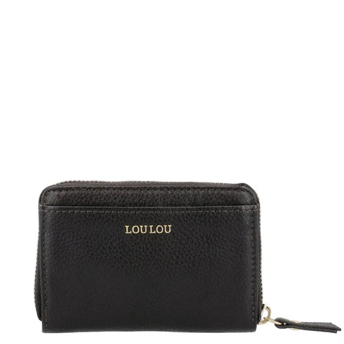 LouLou Essentiels Portemonnee RFID Petit Emilie Chocolate LouLou Essentiels 