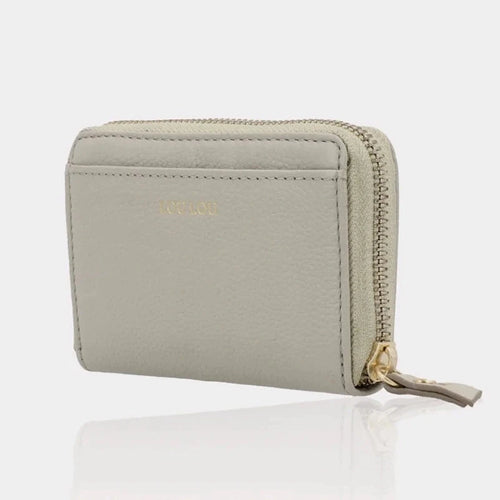 LouLou Essentiels Portemonnee RFID Petit Emilie Fog LouLou Essentiels 