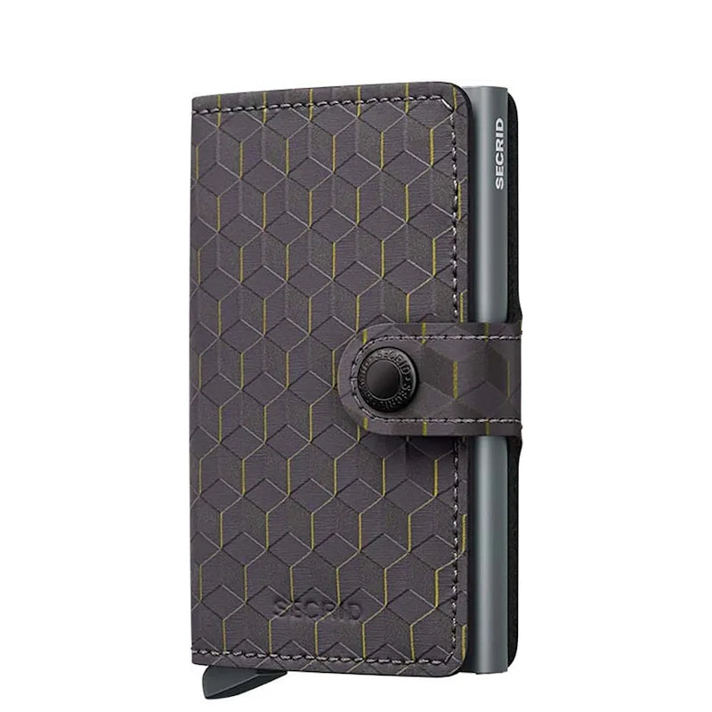 Secrid Mini Wallet Optical Grey Yellow