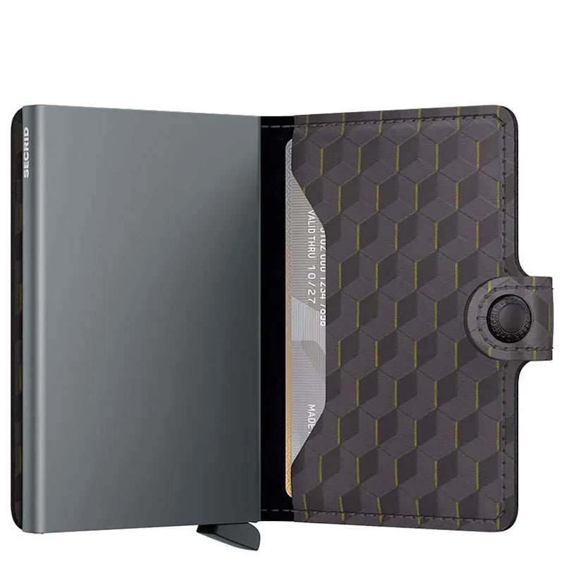 Secrid Mini Wallet Optical Grey Yellow