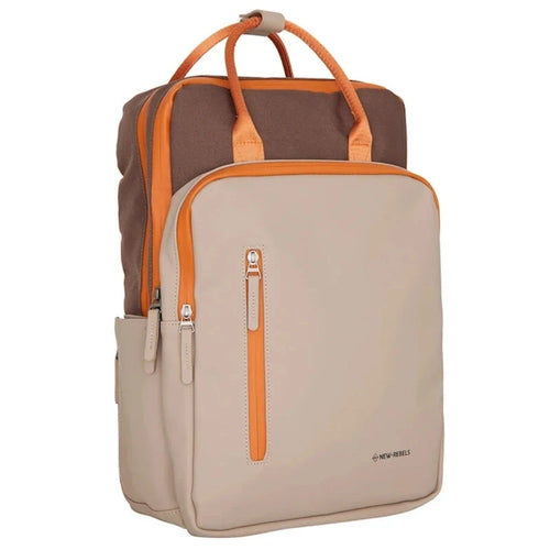 New Rebels Ferron Milwaukee Waterproof Rugzak 15,6" Coffee New Rebels 