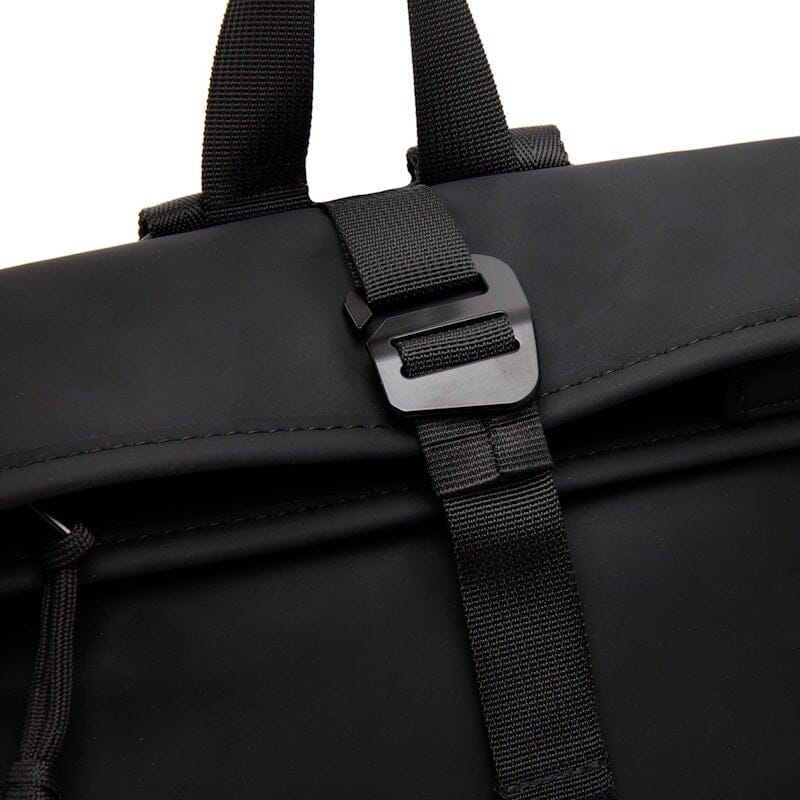 New Rebels Mart S Waterproof Flap Rugzak Black New Rebels 