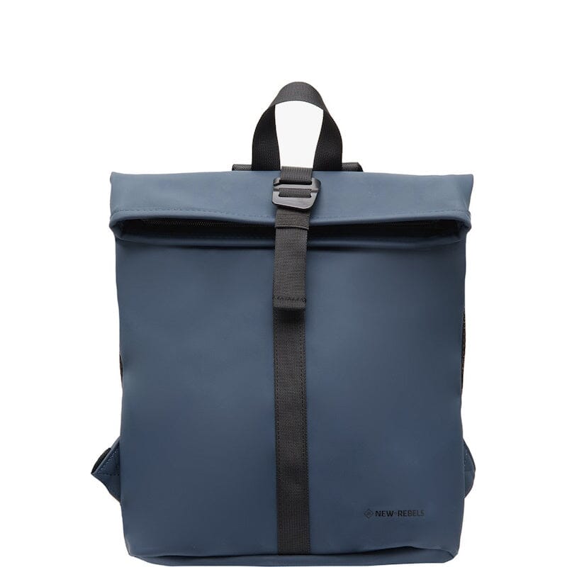 New Rebels Mart S Waterproof Flap Rugzak Navy Blue New Rebels 