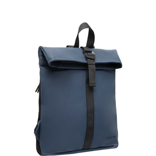 New Rebels Mart S Waterproof Flap Rugzak Navy Blue New Rebels 