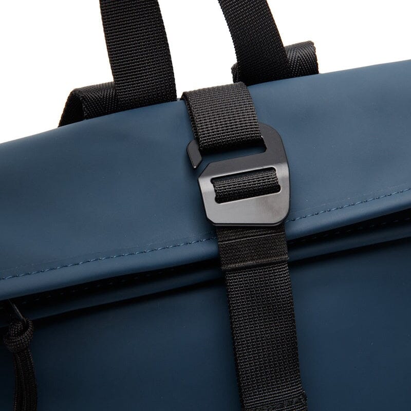 New Rebels Mart S Waterproof Flap Rugzak Navy Blue New Rebels 
