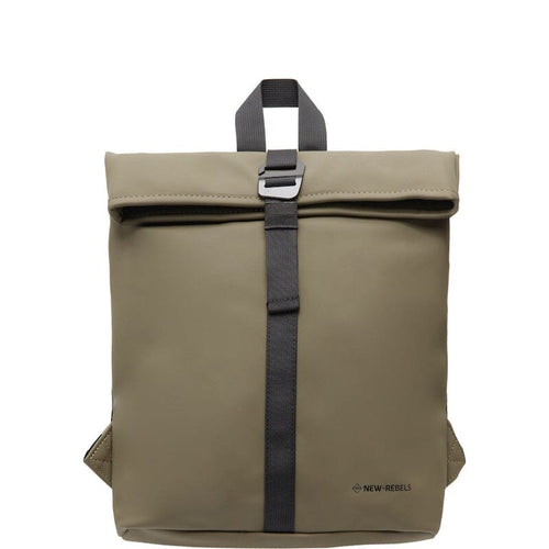 New Rebels Mart S Waterproof Flap Rugzak Olive New Rebels 
