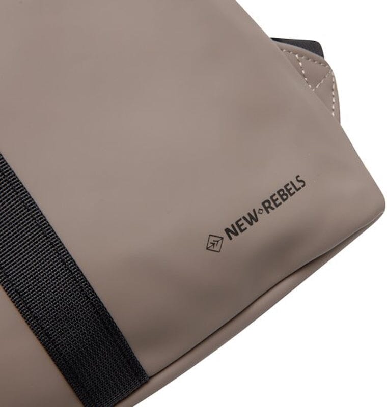 New Rebels Mart S Waterproof Flap Rugzak Taupe New Rebels 