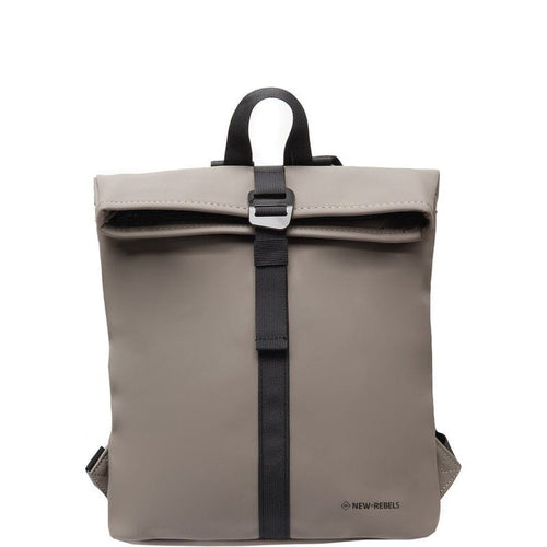 New Rebels Mart S Waterproof Flap Rugzak Taupe New Rebels 