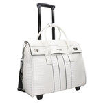 Olivia Lauren Dames Business Trolley 17" Bianca White Olivia Lauren 