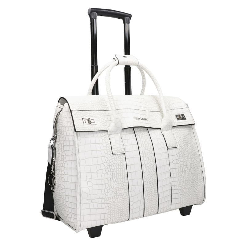 Olivia Lauren Dames Business Trolley 17" Bianca White Olivia Lauren 