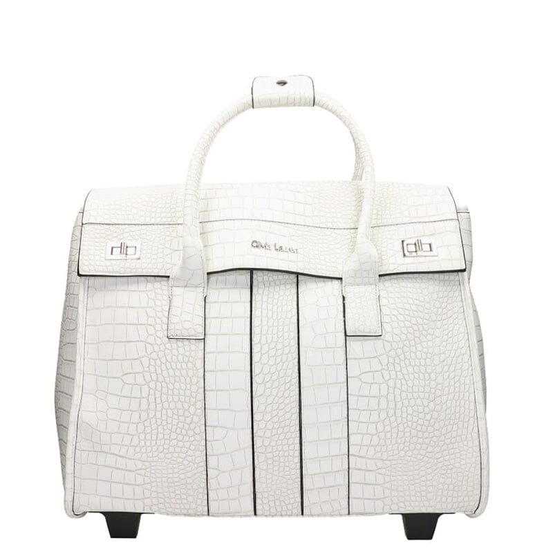 Olivia Lauren Dames Business Trolley 17" Bianca White Olivia Lauren 