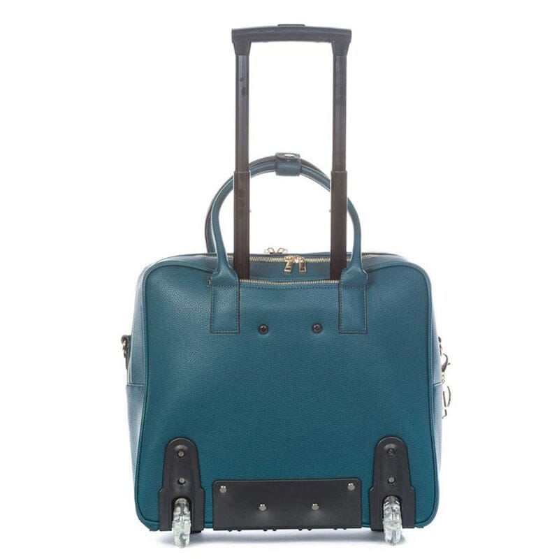 Olivia Lauren Dames Business Trolley 17" Dahlia Petrol Blue Olivia Lauren 