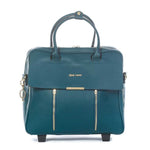 Olivia Lauren Dames Business Trolley 17" Dahlia Petrol Blue Olivia Lauren 