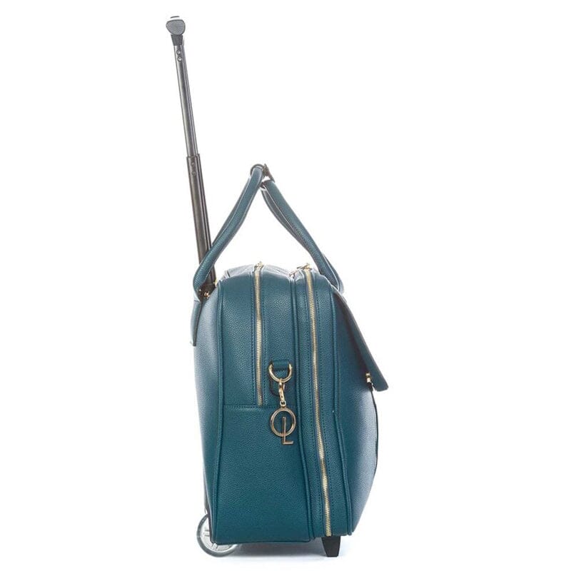 Olivia Lauren Dames Business Trolley 17" Dahlia Petrol Blue Olivia Lauren 